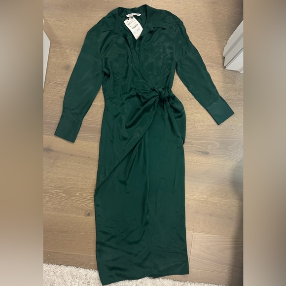 ZARA wrap dress size XS - Picture 2 of 4